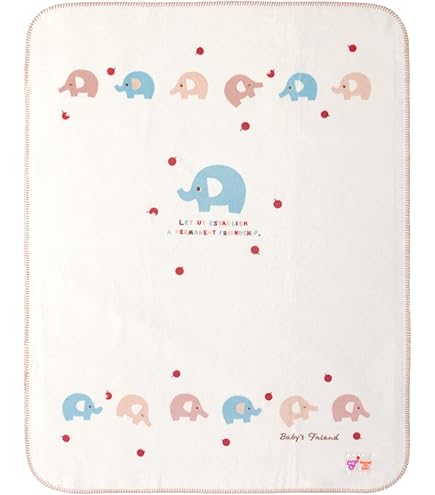 Amazon.co.jp: [ミキハウス] コットンブランケット ブランケット 90