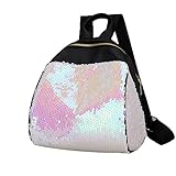 リュックサック Hosam バックパック　女の子　レディース　かばん　革バック　スパンコール　キラキラ　おしゃれ　ファッション　高校生　大学生　オフィスレディ　お出かけ　通学　通勤　旅行などに　小物　