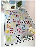 カーペット　安心　安全な抗菌マット　厚い　赤ちゃん　出産お祝い ベビー お出かけ用品　折りたためる持ち運びに便利 洗濯可能　部屋　英語アルファベット