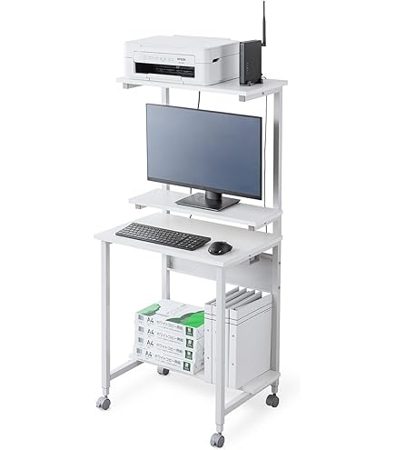 Amazon.co.jp: サンワサプライ スチール製パソコンラック RAC-EC2SN2 