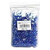 島村 フラワービーズ 200個入り デラックスDX 14mm ブルー ASH-FL14-13