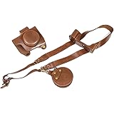 対応オリンパス OM-D E-M10 Mark IV OM D E M10 Mark IV 14-42mm カメラケース、koowl 手で作った最高級のpu革の全身カメラ保護殻、OLYMPUS OM-D E-M10 Mark IV OM D E M1