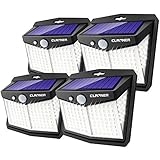 128LED センサーライト ソーラーライト 屋外 玄関 スポットライト 270°照明範囲 4面発光 人感センサーライト ソーラーセンサーラ