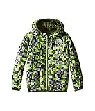 (ザノースフェイス) THE NORTH FACE キッズコート・ジャケット・アウター Reversible Thermoball Hoodie (Toddler) Safety Green Pixe