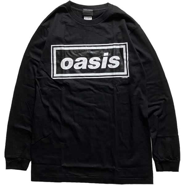 Amazon | [wall of fame] ロックTシャツ 長袖 ロンT OASIS シンプル