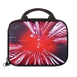 Voova New 3DS/3DSXL/3DSLL 対応可能収納ケース 大容量 New 2DS/2DSXL/2DSLL/DSi/NDSL/NDSi/GPD WIN ポーチ ケース DS本体 収納バッグ ビデオゲームコンソールのストレージケース ハンドル付き キャリングバッグ DS 防汚 耐衝撃保護カバー (レッド)