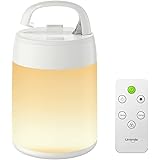 Umimile ベッドサイドランプ 授乳ライト 間接照明 ナイトライト 色温度/明るさ調節 リモコン付き USB充電式 タイマー機能 テーブルランプ インテリア ギフト led ABS ホワイト