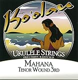 【KO'OLAU STRINGS】 MAHANA TENOR WOUND 3RD テナー用 ウクレレ弦 セット(クリアナイロン 3弦のみ巻弦)