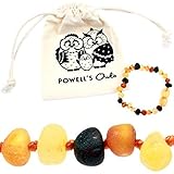 Baltic Amber Teething Bracelet or Anklet for Babies, Toddlers, and Kids - Lab-Tested - Raw Unpolishe