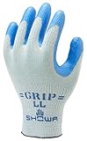 ショーワグローブ 【10双パック】簡易包装 強力グリップ ブルー LLサイズ 10双