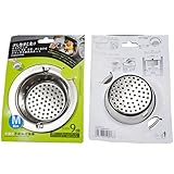 stainless-steel Kitchen Sink Strainer – Largeワイドリム3.54 "直径 – Perfect forキッチン洗面台中- 2個