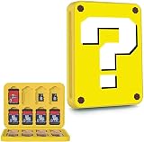 ゲームカードケース、32枚収納可能（ゲームカード16枚＆SDカード16枚）、Switch/Switch Lite/Switch OLED/2、12×9×2cm