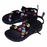 (チャコ) Chaco Kids Z1 ECOTREAD PACMAN EDITION 17cm Black