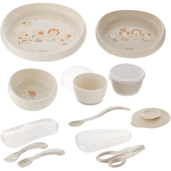 Amazon | リッチェル スヌーピー ベビー食器セット SY-2