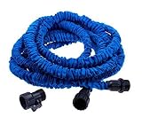 SoLed Newest Flexible Expandable Expanding Garden & Lawn Water Hose 50 Ft Feet Blue [並行輸入品]