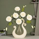 花 造花 フラワー 植物 鉢花 満開の花 カーネーション 北欧 デザイン 芸術品 枯れない 手作り 飾り物 雑貨 小物 インテリア フラワーギフト オシャレ 置物 お洒落 敬老の日 開業祝い お礼 A