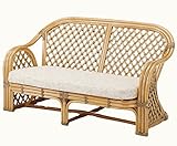 ラタン ソファ ソファー 2人掛け 籐椅子 籐の椅子 SH36 ブラウン ラタン家具 IMY152　今枝商店