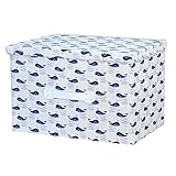 便利なホームのコンテナストレージオーガナイザーボックスバスケット折りたたみ式、Whale Tribe