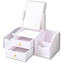 大幅値下げ！！DENBA ボックス型収納 ホワイト　コスメボックス Amazon.co.jp: デンバ DENBA ビーノ コスメボックス パール
