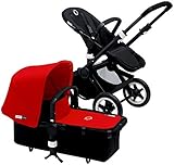 Bugaboo Buffalo Complete Stroller - Red - Black by Bugaboo