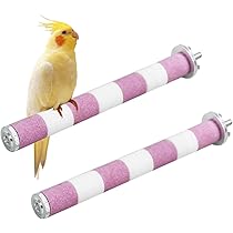 Amazon | DIFEIUKI 鳥 止まり木 2本セット 鳥用パーチ ねじ止め