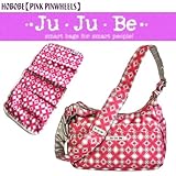 【正規品】ba000313 JU-JU-BE おむつ替えシート付 マザーズバッグ ショルダーバッグ 【PINK PINWHEELS】