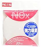 アルファー技研工業 換気口フィルター エリア/エリアS 共通 NOx吸着/防臭フィルター (交換用) 10枚入り