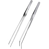 AVIL ハーバリウム用ピンセット 27cm 2種類セット(ストレート・カーブ)