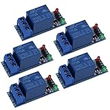 UEB 5Pcs 1-Channel 5V Relay Module Shield for Arduino 1280 2560 ARM PIC AVR DSP [並行輸入品]