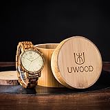 (Wooden Watch)ウッドウォッチ 2016新しい木製腕時計 アナログ時計 夜光付 天然木 手作り 人気プレゼント 生活防水機能 竹の木ケース 環境に優しい ファッション カジュアル メンズ 