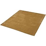 イケヒコ ラグ カーペット 3畳 洗える 無地 『イーズ』 ベージュ 約185×240cm 裏:すべりにくい加工 (ホットカーペット対応)
