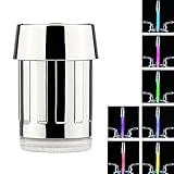 Tera 蛇口用 LEDライト七色 グラデーション変色 電源不要 水圧で発光 LED Faucet Light 台所 キッチン 風呂場 シャワールーム 浴室 などに適用