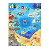 Joy Carpets Kid Essentials Active Play & Juvenile Lil' Mermaid Rug Multicolored 5'4 x 7'8 [並行輸入品]