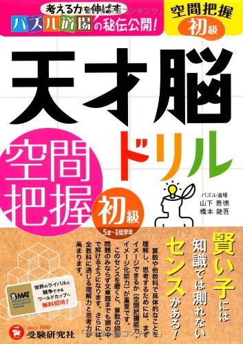 天才脳ドリル 空間把握 初級: 考える力を伸ばすパズル道場の秘伝公開!