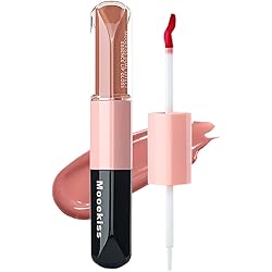 Amazon | Mooekiss リップグロス マットリップ 2in3 リップ 落ちない