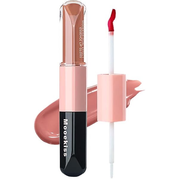 Amazon | Mooekiss リップグロス マットリップ 2in3 リップ 落ちない