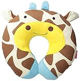 Skip Hop Zoo Little Kid and Toddler Travel Neck Rest Soft Plush Velour Multi Jules Giraffe [並行輸入品]