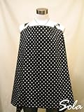 授乳ケープ ポルカドットブラック