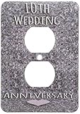 3dRose lsp_154442_6 10Th Wedding Anniversary Gift Tin Bits Photo Celebrating 10 Years Together Tenth