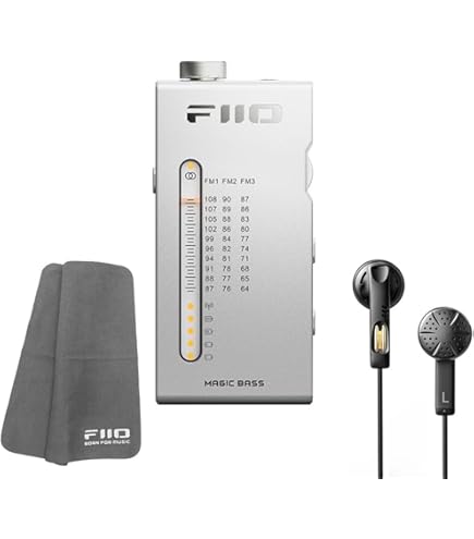 Amazon.co.jp: 《ロゴ入りクロスプレゼント》 FIIO ポータブル FM
