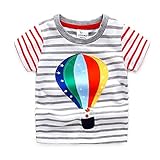 【SEBLES】ベビー 赤ちゃん 男の子 女の子 ユニセックス 半袖 Tシャツ プリント カラフル キャラクター ロゴ 春 夏 ラウンドネック コットン 綿 ナチュラル キッズ(タイプE,100cm)