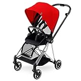 【正規代理店取扱商品】サイベックス CYBEX 両対面ベビーカー MIOS ミオス (生後1ヶ月~4歳頃まで) キャノピー&ヘッドクッションセット【オータムゴールド】×クロームフレーム