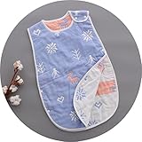 6重 ガーゼスリーパー ガーゼおくるみ パジャマ 寝袋 オーガニックコットン 42*70 cm ヘラジカ