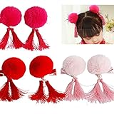 Oujyo 　　ヘアピン　　ヘアクリップ 　　浴衣　和服ヘアクリップ 6点セット　ヘアアクセサー カラフル 子供日 出産お祝い　誕生日プレゼント　前髪クリップ　髪留め　髪飾り　 可愛い　キュート 王冠
