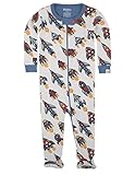Hatley ハットレイ 男の子 レトロロケット 足つきカバーオール・パジャマ 70~75cm、6-12M(69-74cm) マルチカラー 綿100% DR5ETPH326