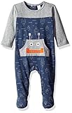 Petit Lem Baby Boys' One Piece Footed Outfit Robot 9 Months [並行輸入品]