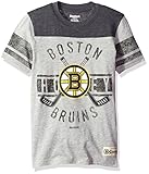 NHLユースBoys 8 – 20 Bruins Lineage Short Sleeve Slub Tee、M ( 10 – 12 )、ヘザーグレー