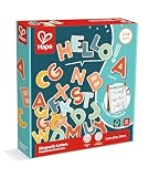 Hape(ハペ) 木製アルファベットマグネット 24.3×24.3×4.1cm 3才以上 木製 おままごと おもちゃ E2003