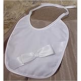 Organza Bib with Polysatin Bow by Little Things Mean A Lot [並行輸入品]