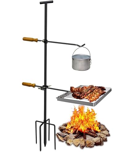 Amazon | アイアン焚火スタンドmini アウトドア キャンプ BBQ 焚火